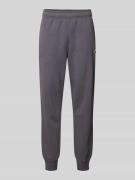 Sweatpants met labeldetail