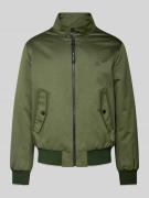 Harrington jack met opstaande kraag