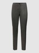 Broek met all-over motief, model 'Ros'