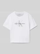 Kort T-shirt met logoprint