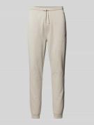 Slim fit sweatpants met elastische band