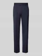 Regular fit pantalon met persplooien, model 'TENSE'