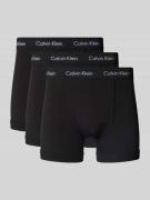 Boxershort met band met label in een set van 3 stuks