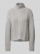 Gebreide pullover met kabelpatroon, model 'Beatrix'