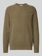 Gebreide pullover met structuurmotief, model 'ROSS'