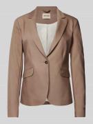 Blazer met labelapplicatie, model 'Blake Night'