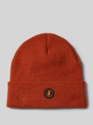 Beanie met labelpatch, model 'LOU'