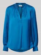 Regular fit blouse met V-hals