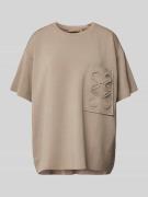 Oversized T-shirt met logodetails, model 'Scuba'