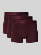 Boxershort met elastische band met logo in een set van 3 stuks