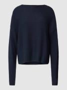 Gebreide pullover met ronde hals, model 'MERINAA'