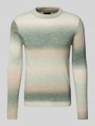 Gebreide pullover met ribboorden, model 'TIMBER'