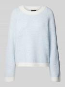 Regular fit gebreide pullover met wol, model 'OLENA'