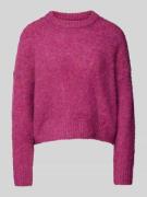 Regular fit gebreide pullover met wol, model 'NATHERINE'