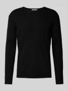 Regular fit pullover met structuurmotief