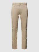 Slim fit chino met stretch, model 'Vetar'