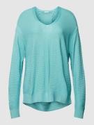 Gebreide pullover met V-hals