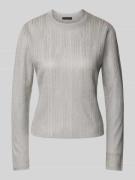 Gebreide pullover met ronde hals