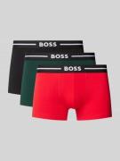 Boxershort met elastische band in een set van 3 stuks