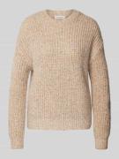 Gebreide pullover met ronde hals