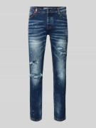 Slim fit jeans met 5-pocketmodel, model 'VICTOR'