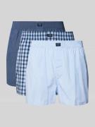 Boxershort met labelpatch in een set van 3 stuks