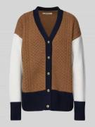 Cardigan met V-hals, model 'Marcy'