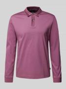 Poloshirt met labeldetail, model 'Pleins'