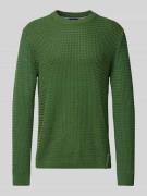 Gebreide pullover met ronde hals, model 'Gerono'