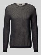 Gebreide pullover met ronde hals, model 'Basti'