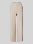 Wide leg stoffen broek met verkort model, model 'PALINA'