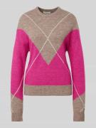 Gebreide pullover met ronde hals