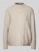 Gebreide pullover met ribboorden