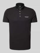 Poloshirt met labelprint