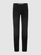 Tapered fit jeans met stretch, model 'Aaro'