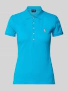 Poloshirt met labelstitching, model 'JULIE'