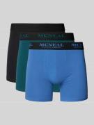 Boxershort met band met label in een set van 3 stuks