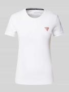 T-shirt met labelprint