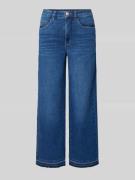 Korte culotte-jeans met katoen