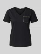 T-shirt met strass-steentjes