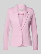 Blazer met 2-knoopssluiting en viscose, model 'NANNI'