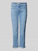 Boyfriend jeans met viscose in 5-pocketmodel