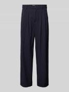 Tailored fit broek met Franse steekzakken