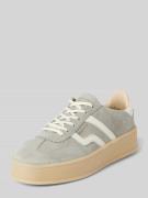 Sneakers van leer met labeldetail, model 'CUZMANI'