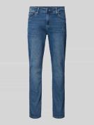 Slim fit jeans in 5-pocketmodel, model 'LOOM'