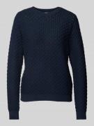 Gebreide pullover met ribboorden, model 'Dodo'