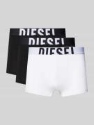 Boxershort met elastische band met logo in een set van 3 stuks, model ...