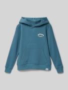 Hoodie met labelprint