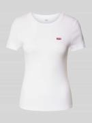 T-shirt met labelstitching