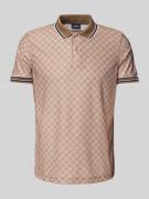 Poloshirt met ribboorden, model 'Talon'